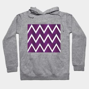 Whole Lotta Triangles - purple - zig zag Hoodie